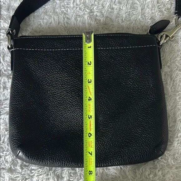 Coach Black Crossbody Bag with Silver Hardware - Picture 2 of 7